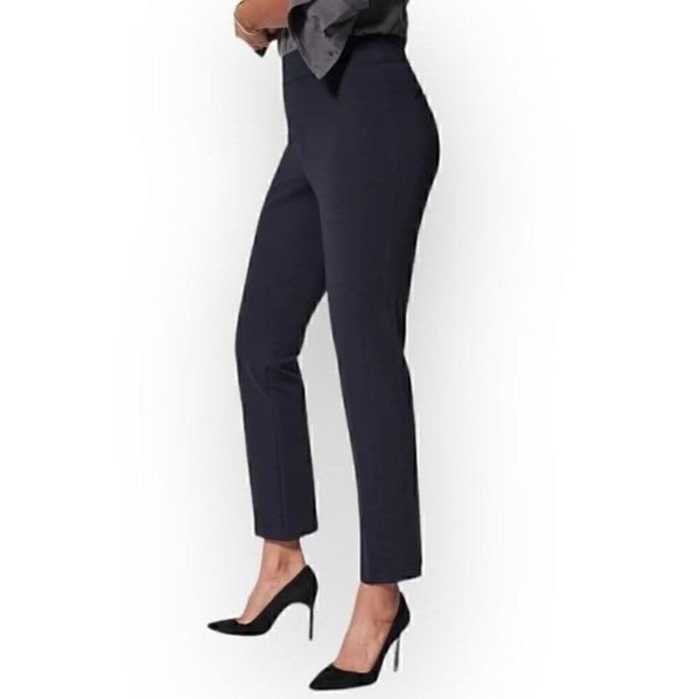 SPANX Black Slim Straight Leg Pants Women's Size S